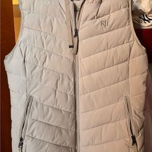 Ralph Lauren Light Beige Puffer Vest